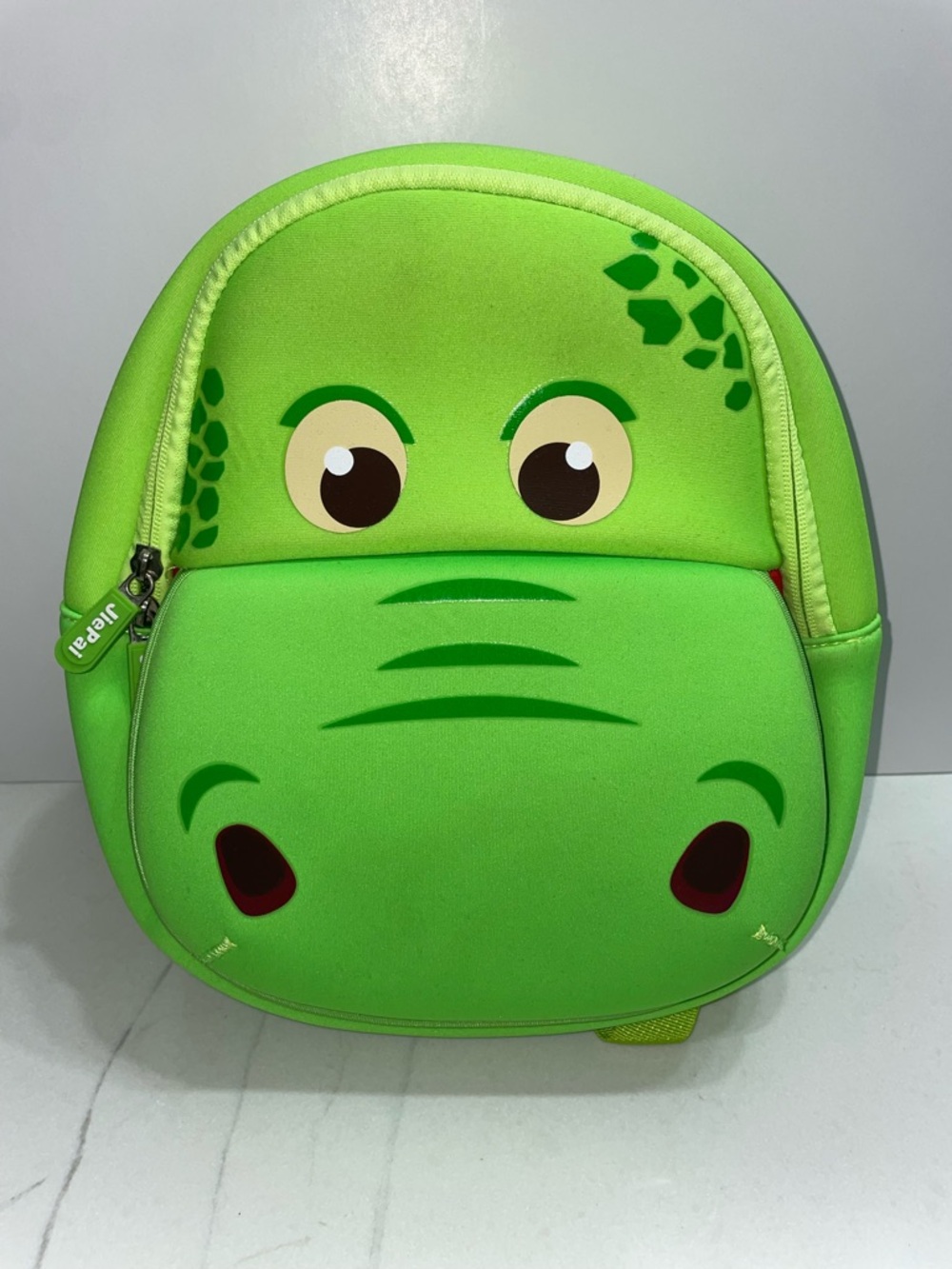 Jiepai 3D Hippo Cartoon Neon Green Designed Waterproof Bag Kids Girl or Boy